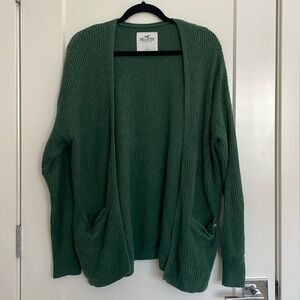 Hollister: Dark Green Cardigan